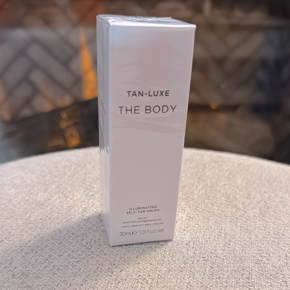 NIB Tan-Luxe $60msrp The Body Illuminating Self-Tan Drops light/medium
